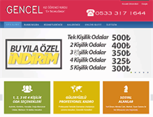 Tablet Screenshot of gencelkizyurdu.com